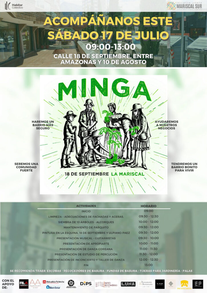Minga plaza foch 18 de septiembre